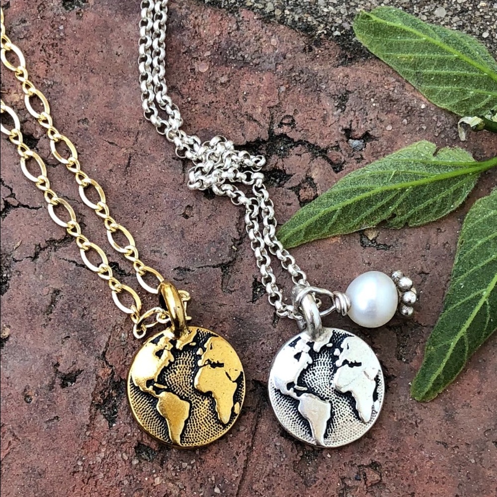 World pendant necklace